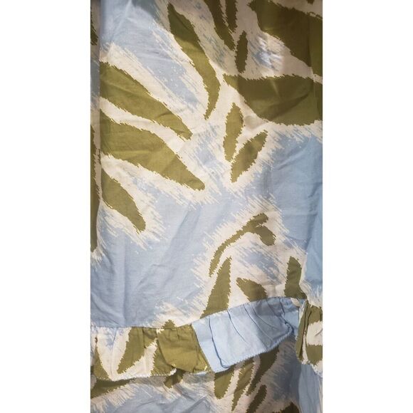 Tanya Taylor Hazelle Tropical Print Lightweight‎ Cotton Midi Skirt Size 1XL NWT - Picture 9 of 12